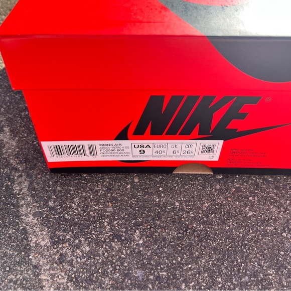 Women’s Nike Air Jordan 1 High Washed Pink Size 9W New In Box - Picture 4 of 7